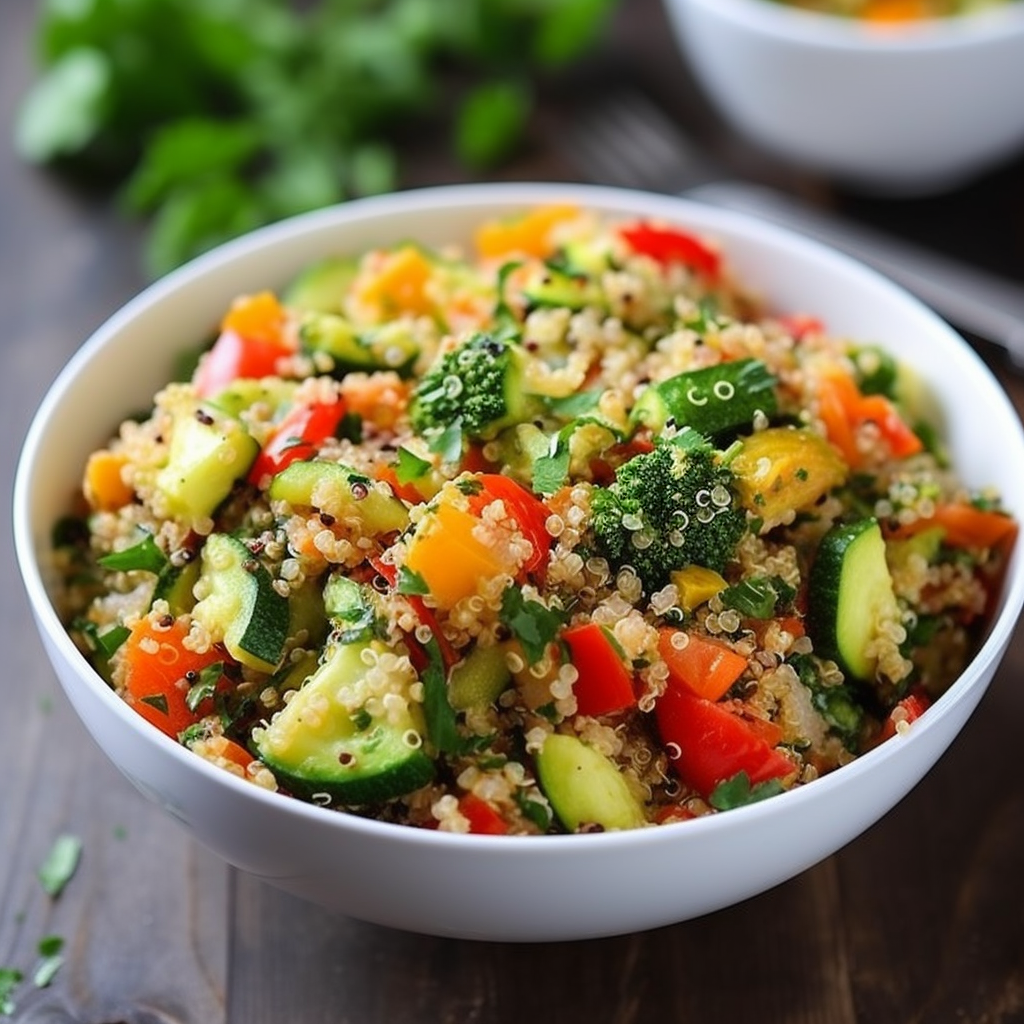 RECIPE – Quinoa and Roasted Vegetable Buddha Bowl (Thyroid Healthy)