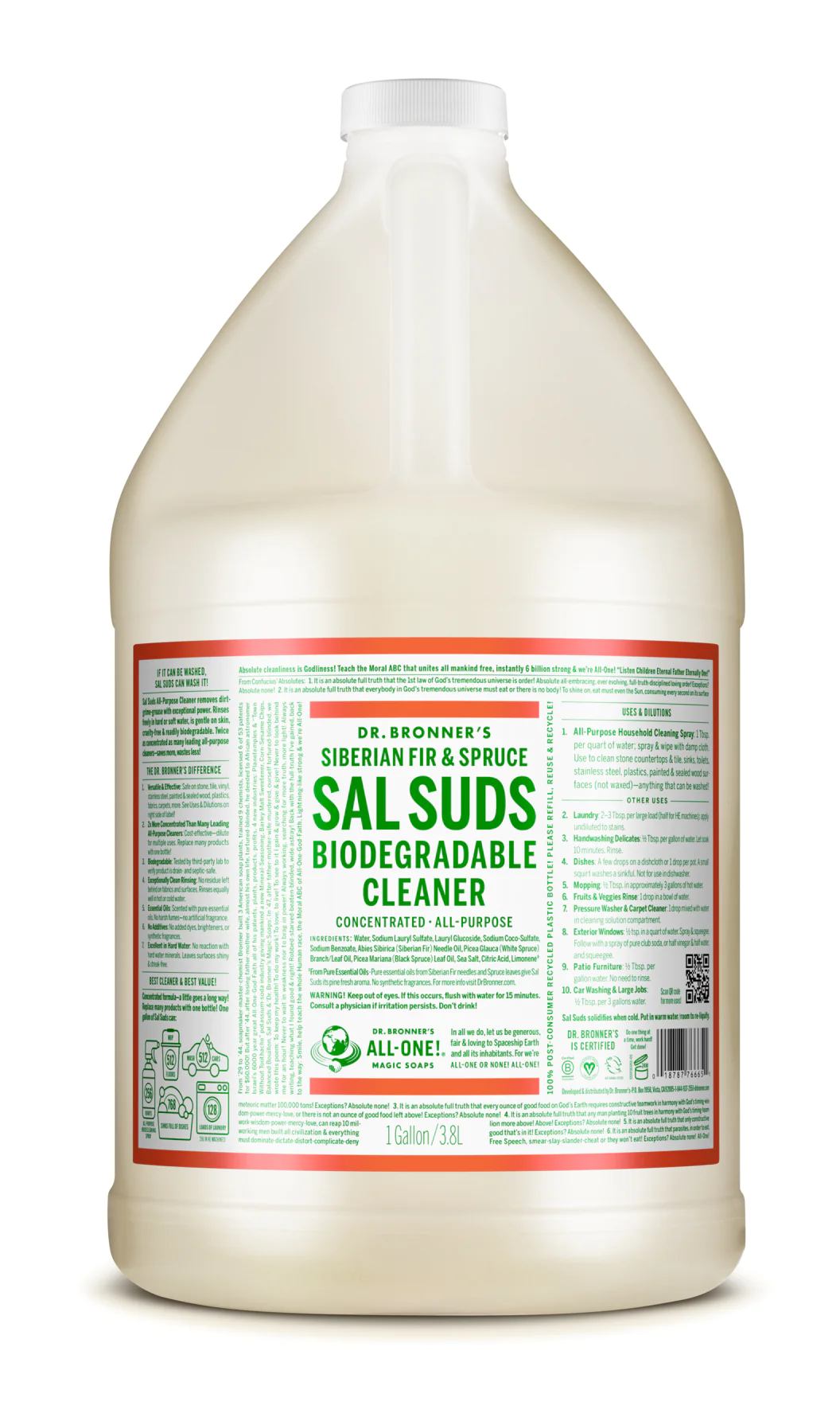 SAL SUDS BIODEGRADABLE CLEANER Dishes-floor-laundry-more—the ultimate multi-purpose household cleaner!